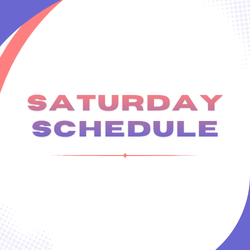 Click Here to View Saturday Schedule